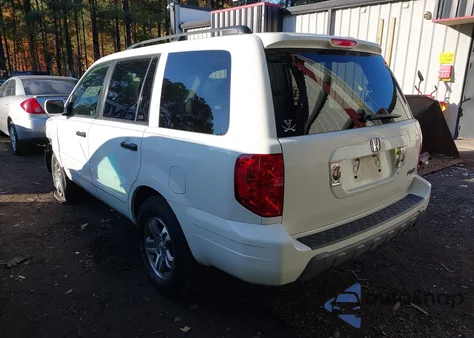 2005 Honda Pilot Ex-L из США, поврежденный, VIN 5FNYF18505B053152